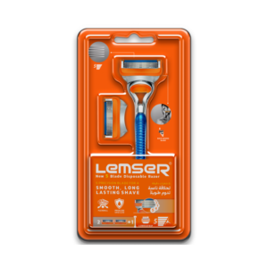 تیغ اصلاح پنج لبه سیستمی مردانه لمسر (LEMSER)