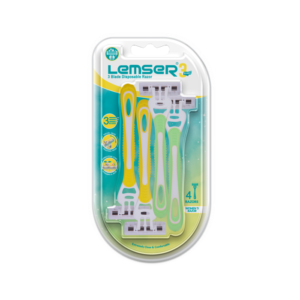 تیغ اصلاح سه لبه وکیوم چهار عددی لمسر (LEMSER)