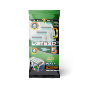 تیغ اصلاح پنج لبه چهار عددی مردانه لمسر (LEMSER)