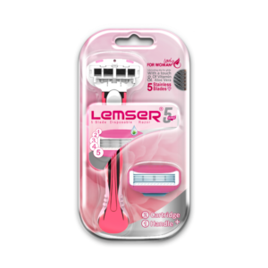تیغ اصلاح پنج لبه سیستمی زنانه لمسر (LEMSER)